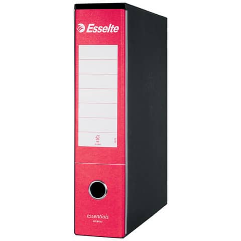 Registratore commerciale Esselte Essentials G73 23x30 cm dorso 8 cm rosso - 390773160